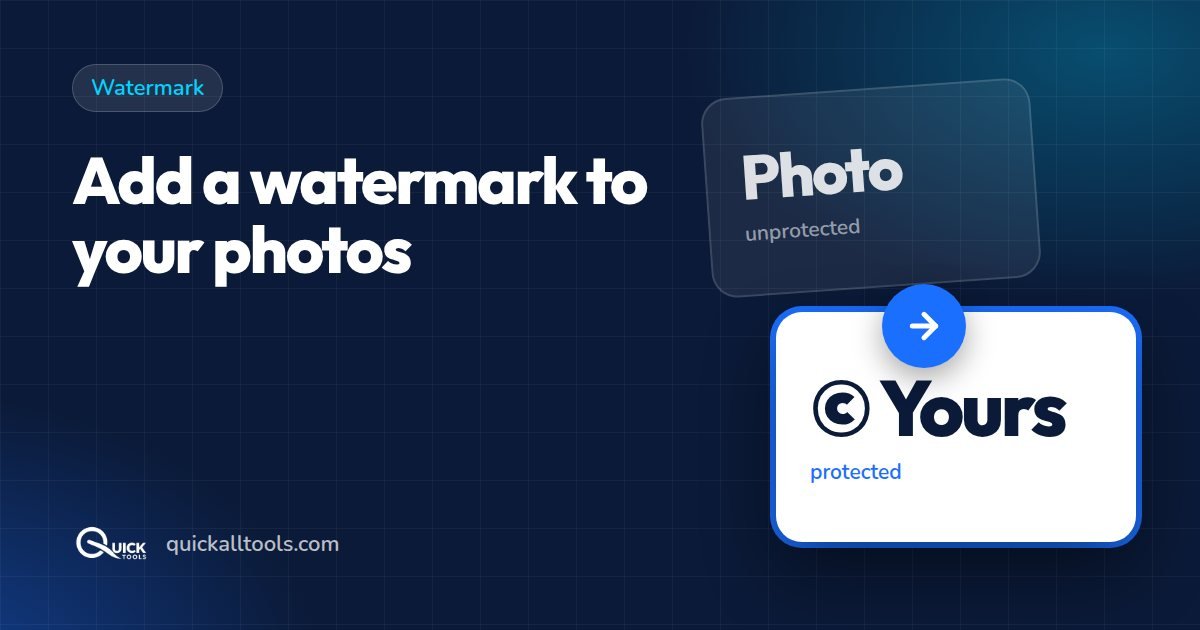How to Add a Watermark to Photos Free Online