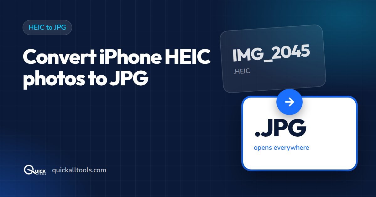 How to Convert HEIC to JPG Free Online