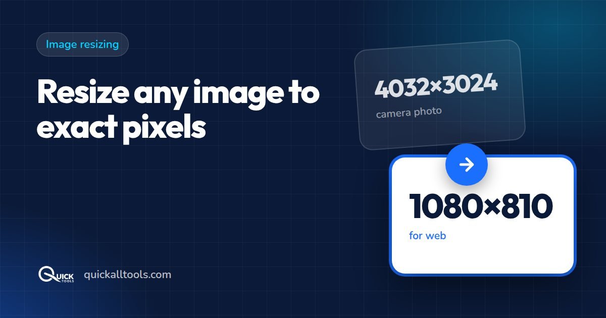How to Resize an Image Online Free — Custom Size Guide 2026