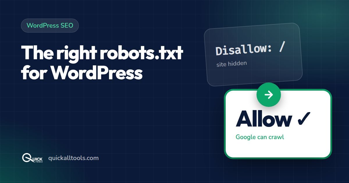 Robots.txt for WordPress: The Best Setup (With Copy-Paste Example)